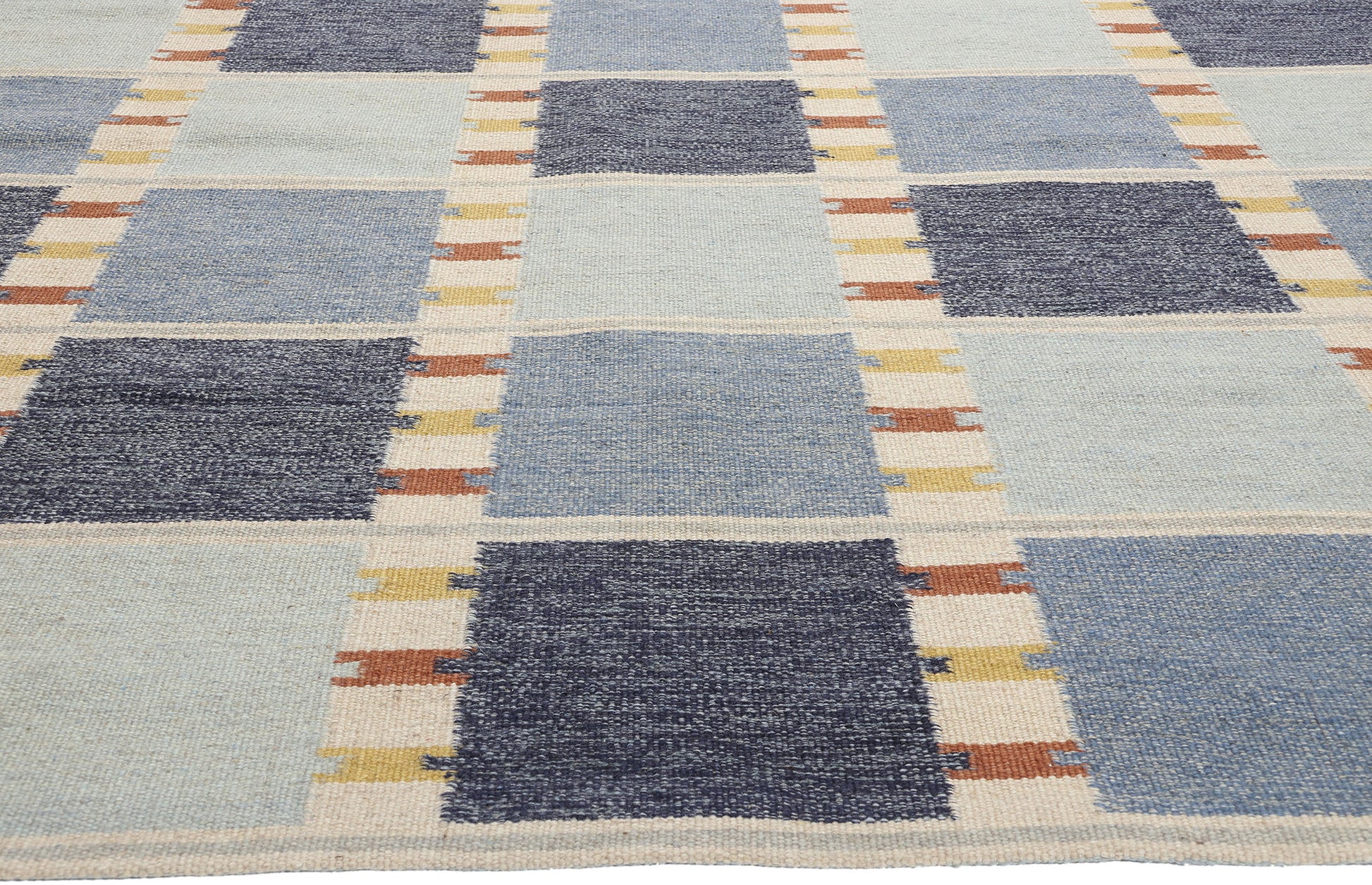 10 x 12 Scandinavian Modern Swedish Inspired Kilim Rug 31147