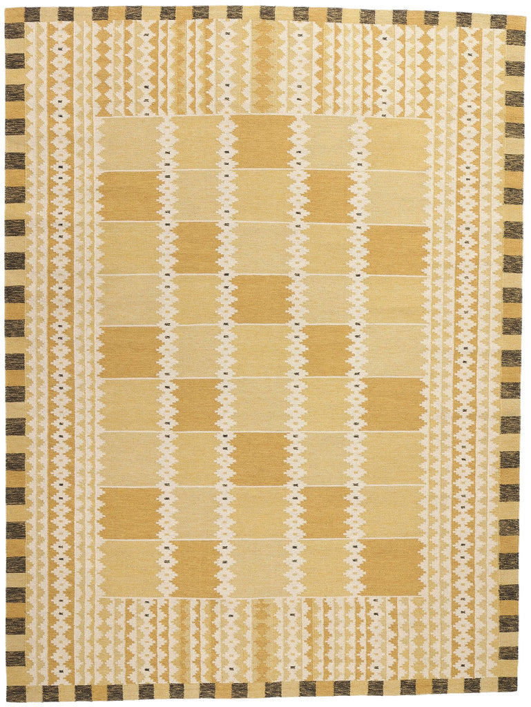 10 x 14 Scandinavian Modern Swedish Inspired Kilim Rug 31100