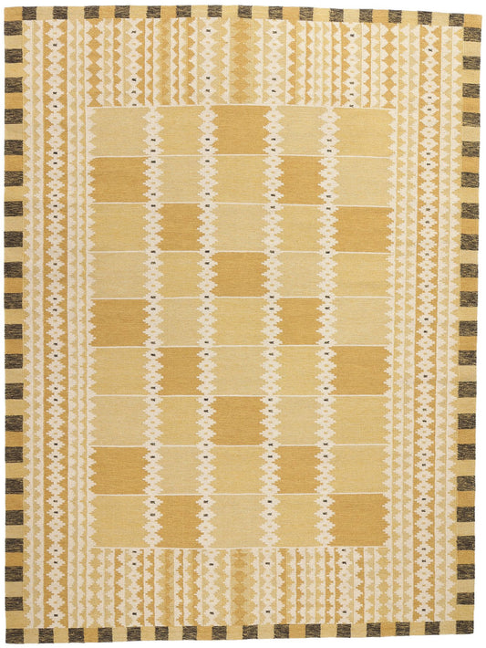 10 x 14 Scandinavian Modern Swedish Inspired Kilim Rug 31100