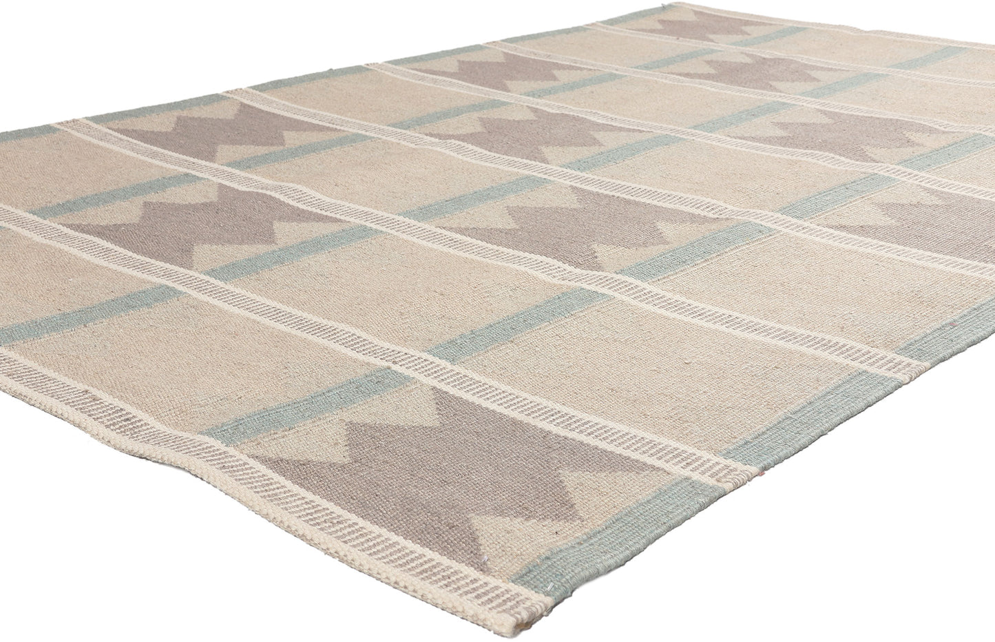 5 x 8 Scandinavian Modern Swedish Inspired Kilim Rug 30804