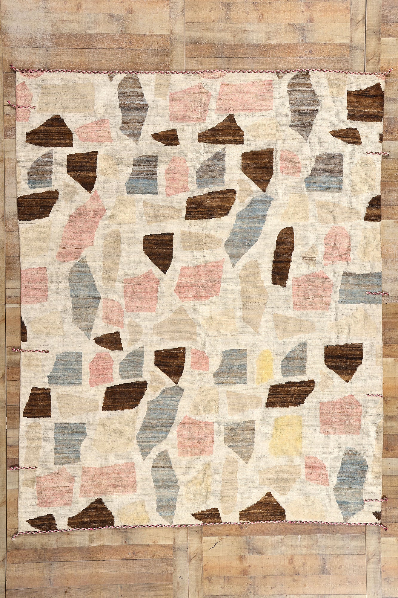 8 x 10 Organic Modern Moroccan Terrazzo Rug 81060