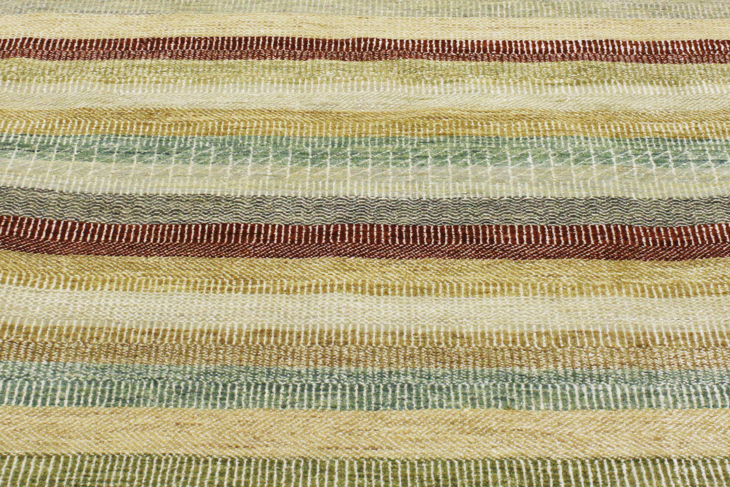 6 x 9 Transitional Striped Indian Rug 30282