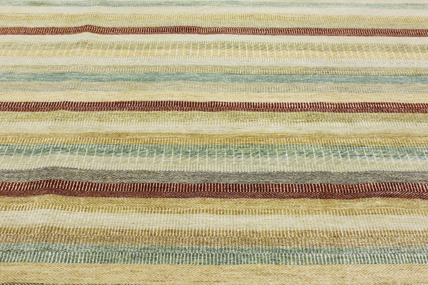 6 x 9 Transitional Striped Indian Rug 30282