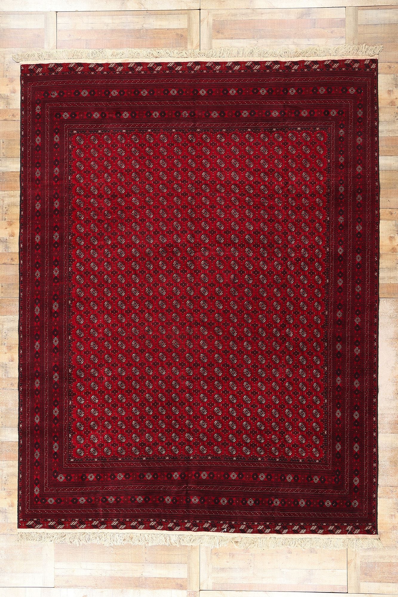 10 x 13 Vintage Turkoman Tekke Rug 78839