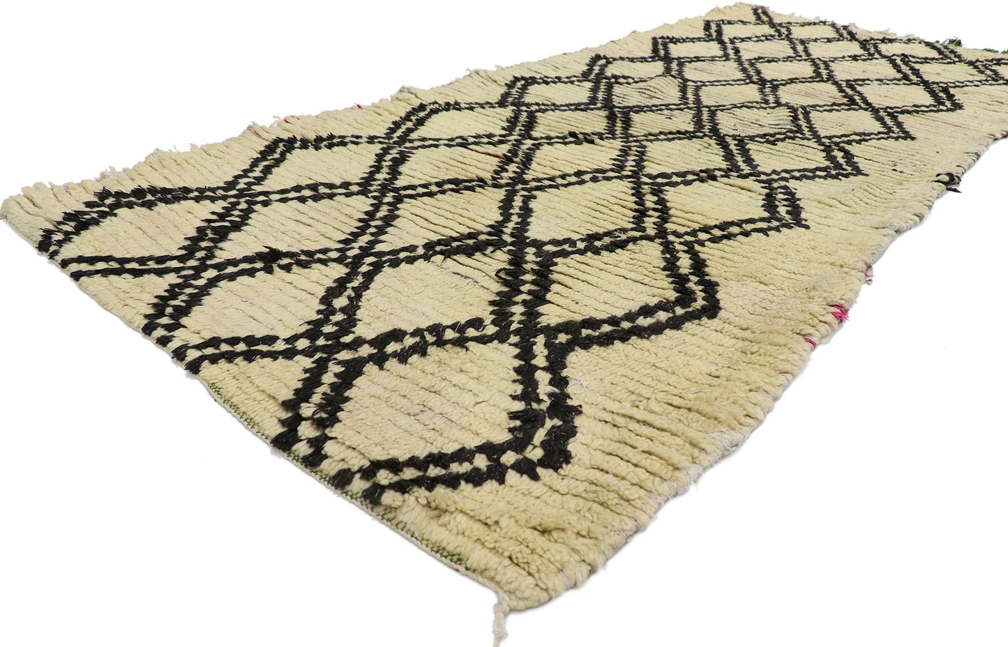 4 x 8 Vintage Moroccan Azilal Rug 21579