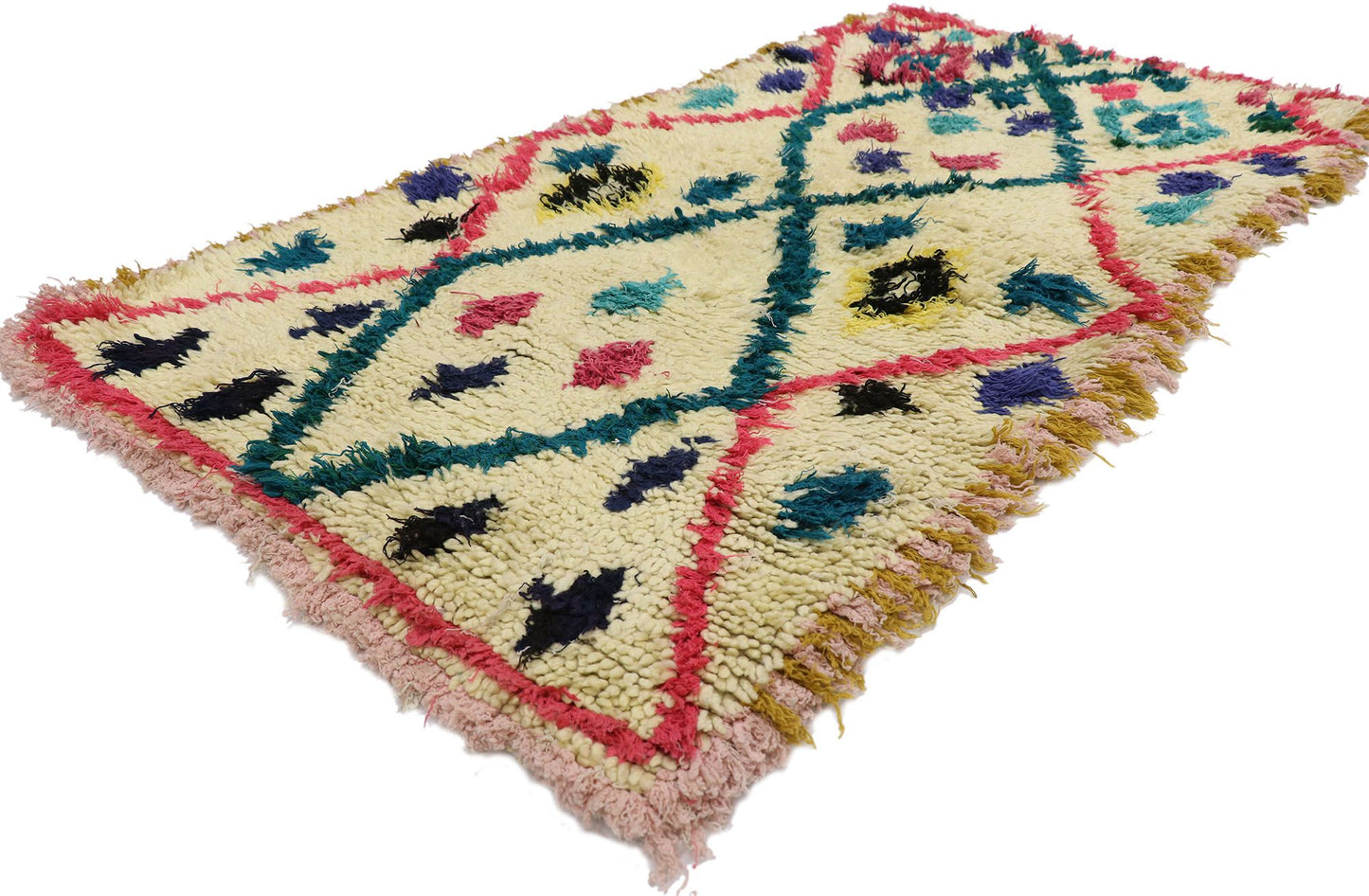 3 x 6 Vintage Moroccan Azilal Rug 21596