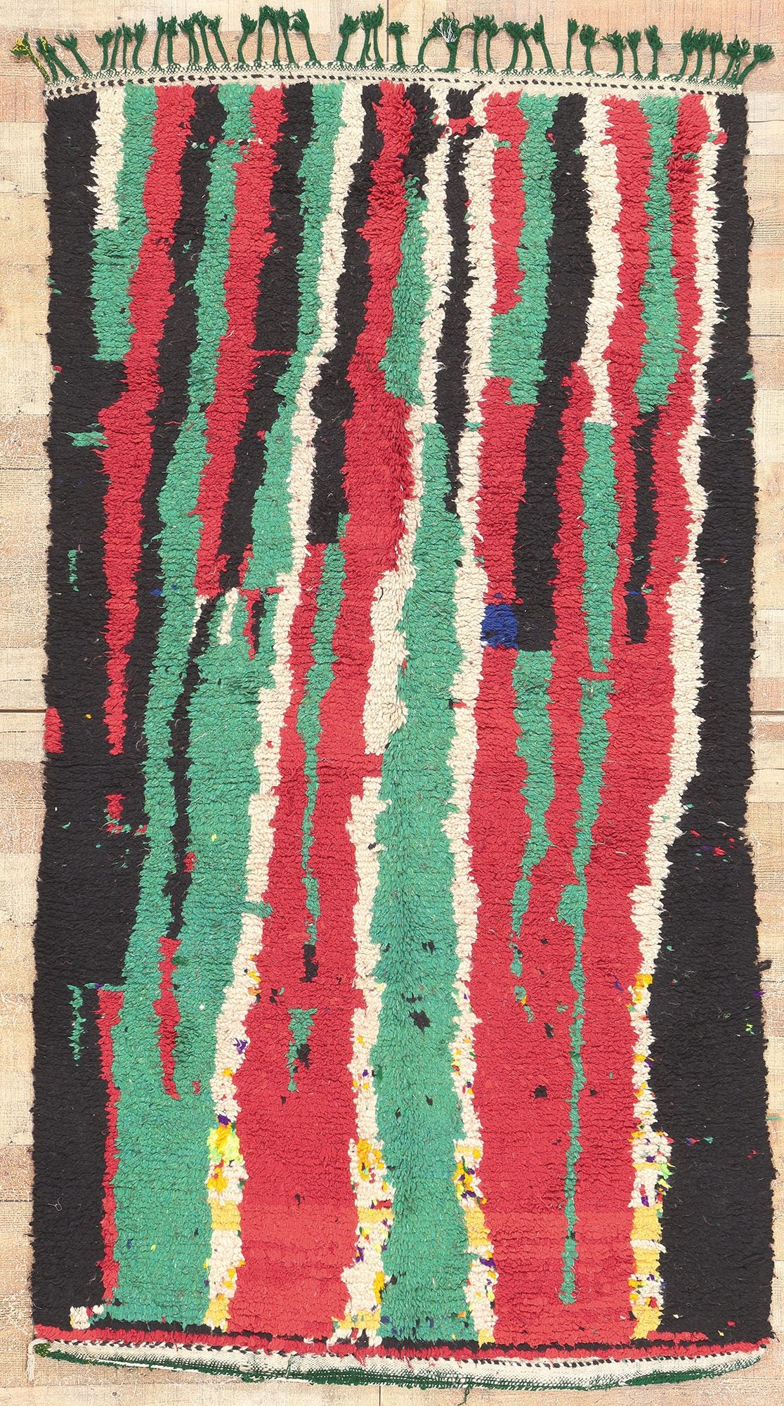 4 x 8 Vintage Boujad Moroccan Rug 20065