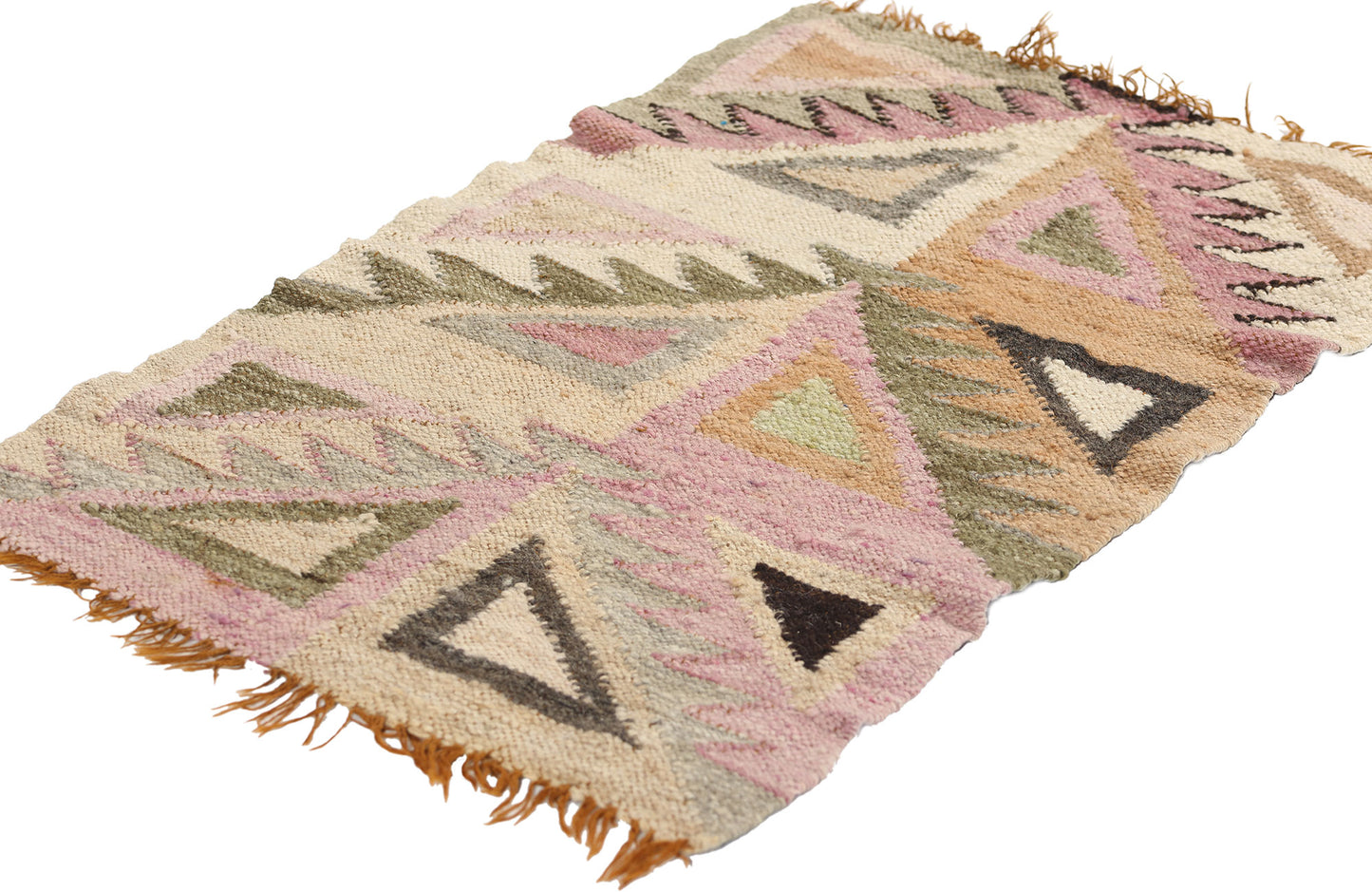 1 x 2 Vintage Tribal Afghan Kilim Rug 78805