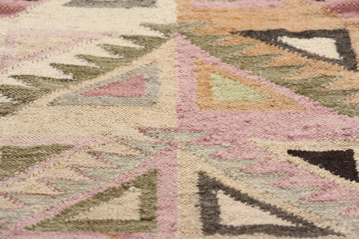 1 x 2 Vintage Tribal Afghan Kilim Rug 78805