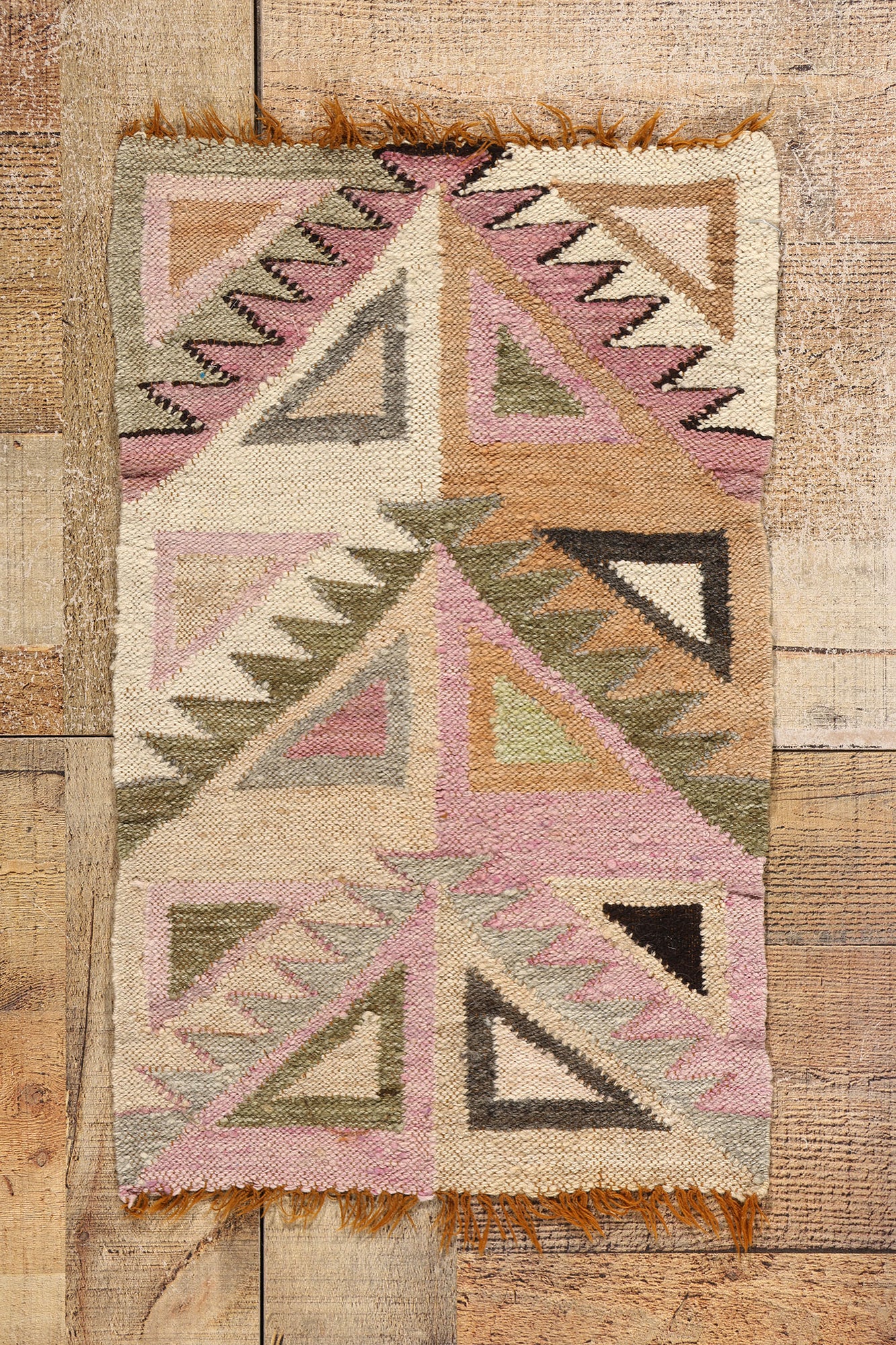 1 x 2 Vintage Tribal Afghan Kilim Rug 78805