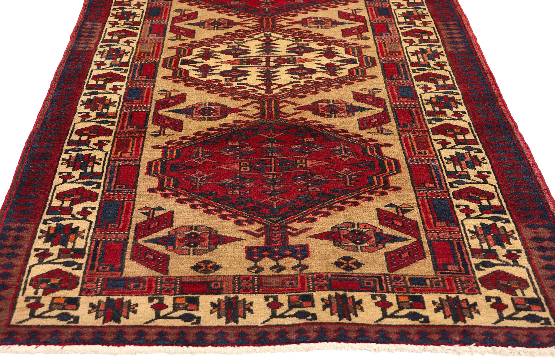 3 x 11 Vintage Persian Azerbaijan Rug 75371