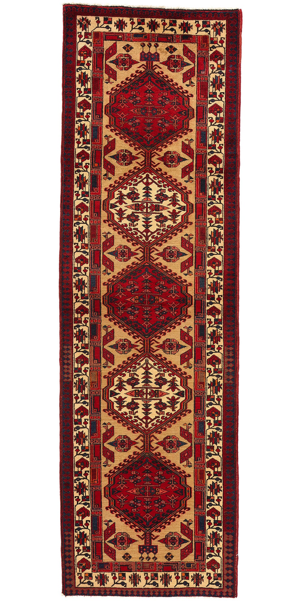 3 x 11 Vintage Persian Azerbaijan Rug 75371