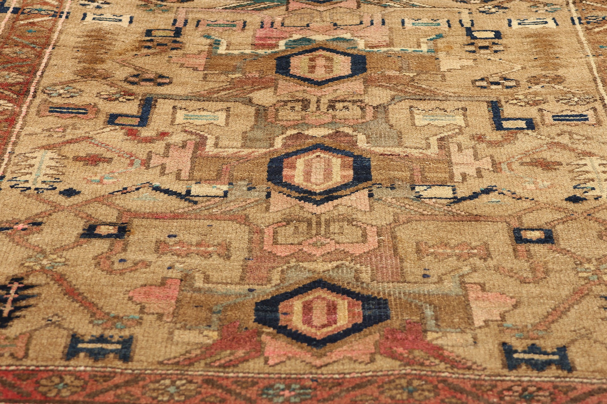 4 x 11 Vintage Persian Azerbaijan Rug 75366