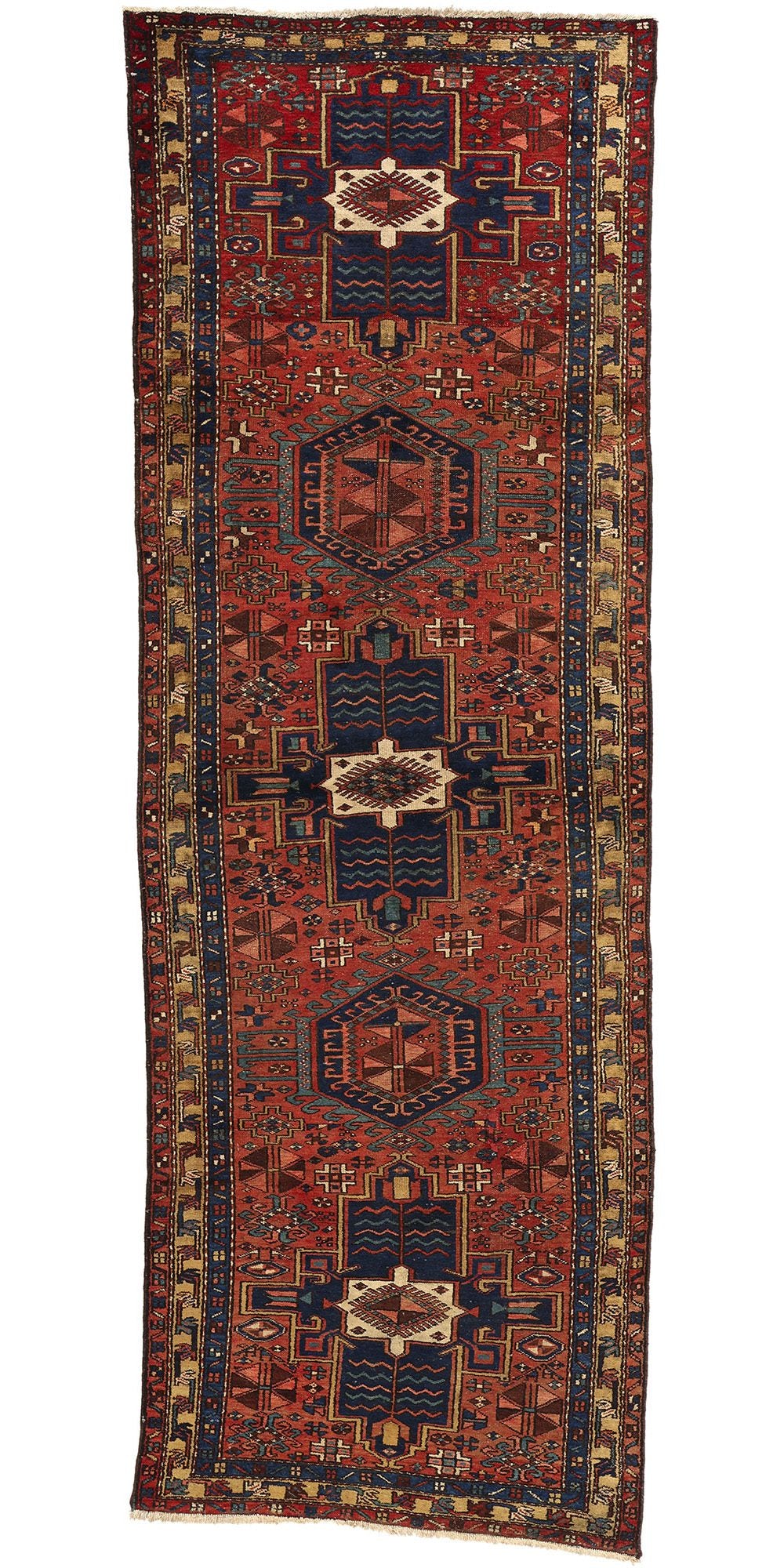 4 x 11 Antique Persian Azerbaijan Rug 76359