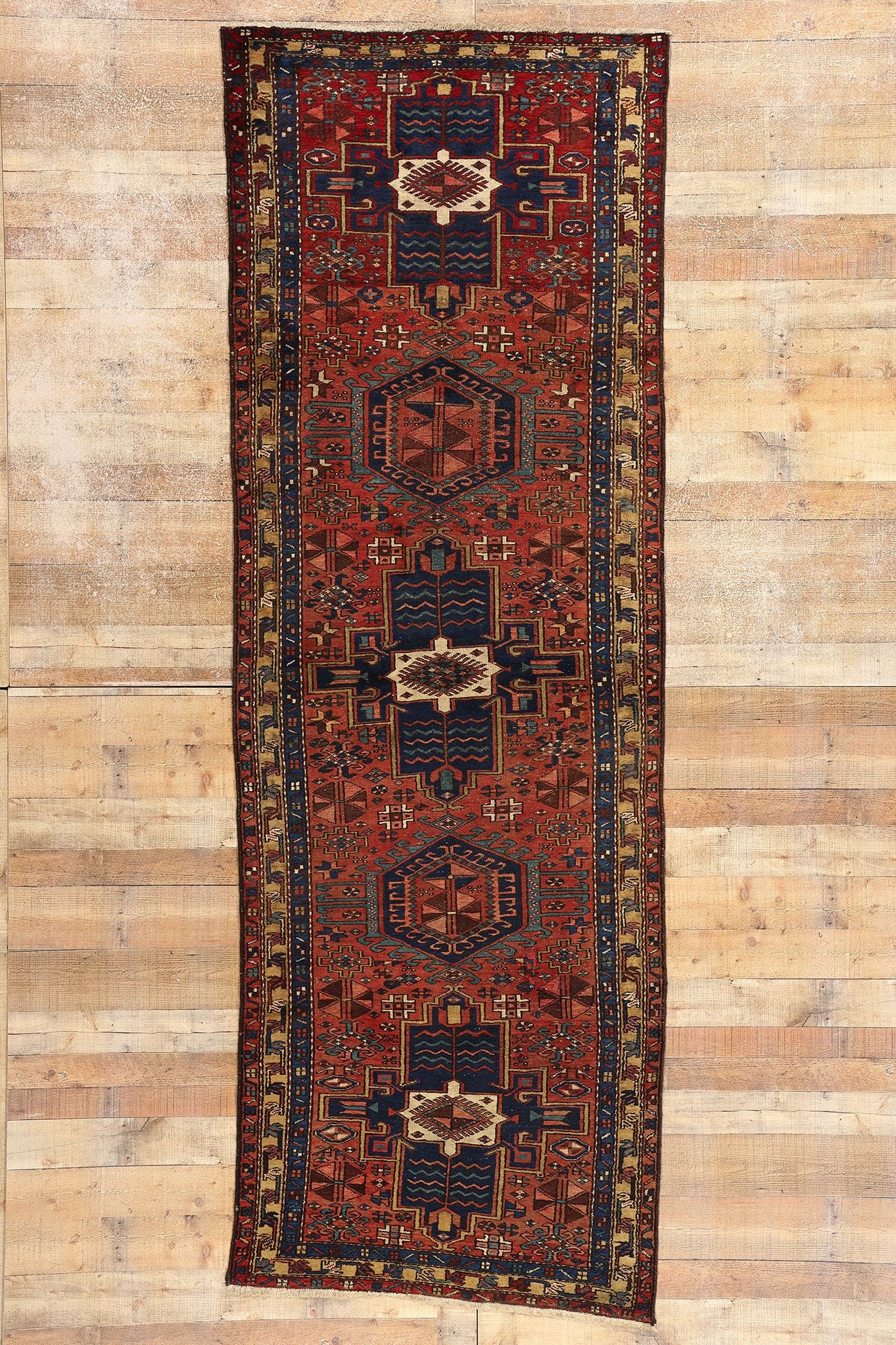 4 x 11 Antique Persian Azerbaijan Rug 76359
