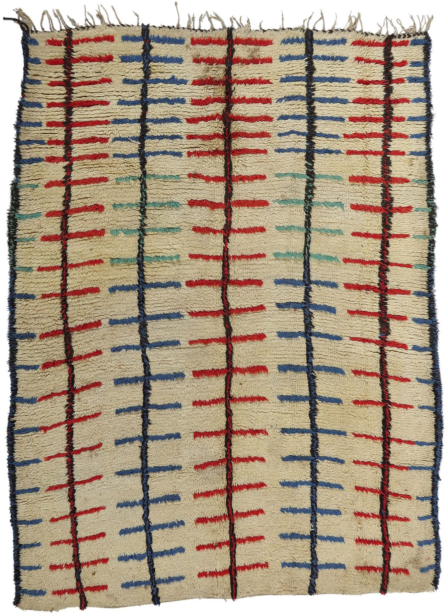 5 x 7 Vintage Moroccan Azilal Rug 21811