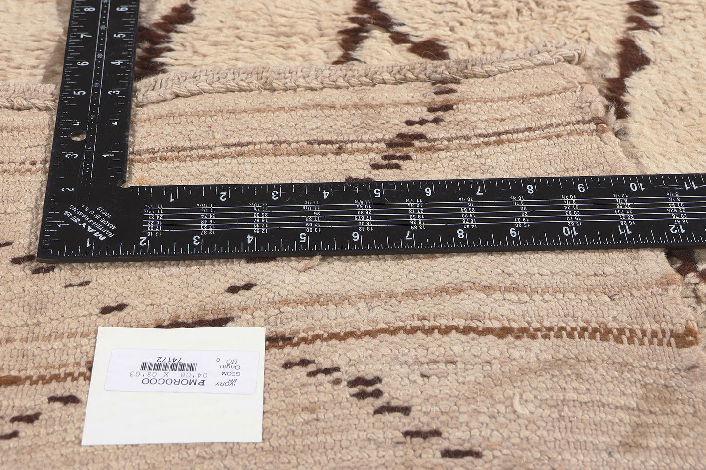 5 x 8 Vintage Moroccan Azilal Rug 74172