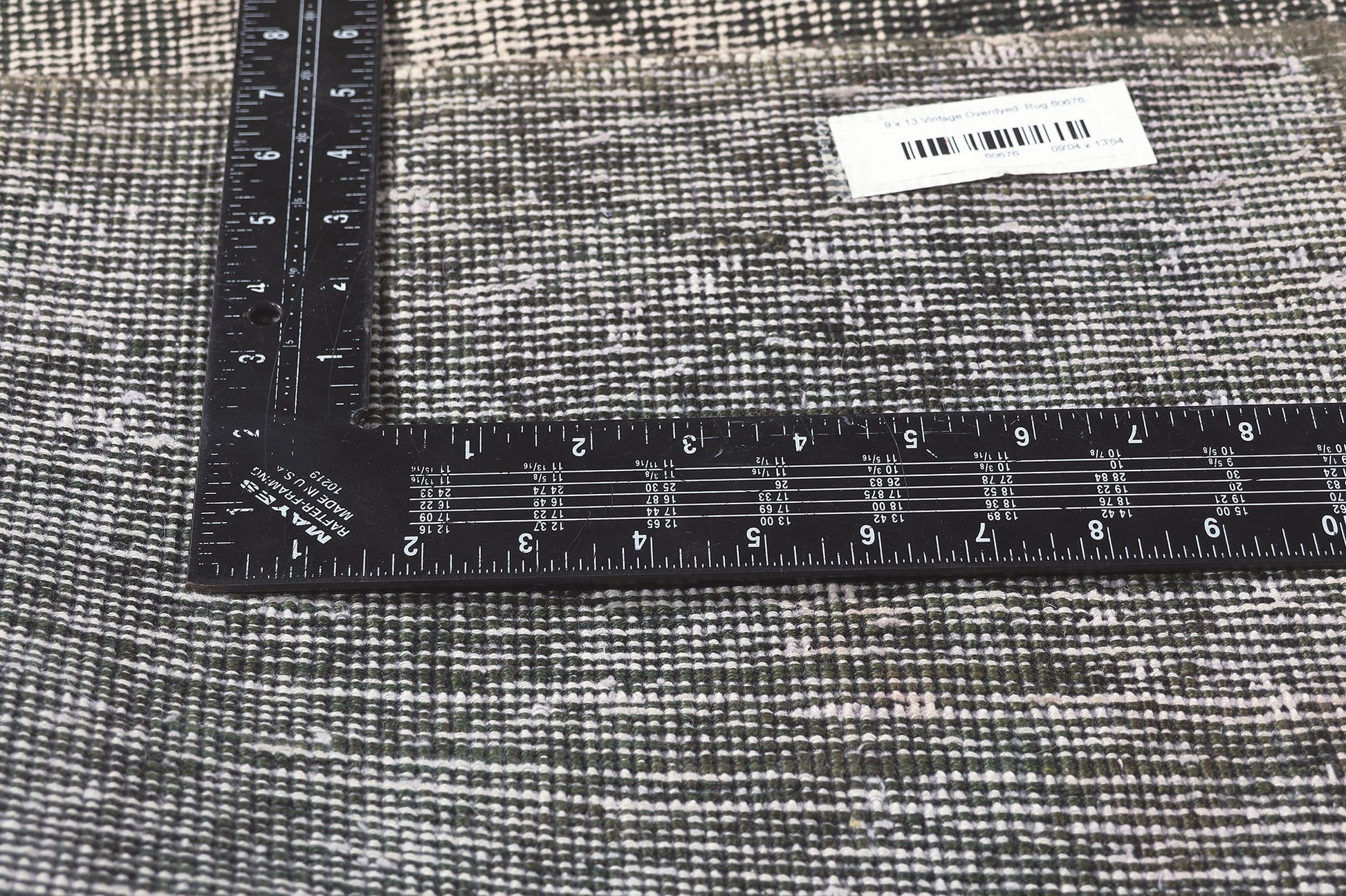 9 x 13 Vintage Turkish Overdyed Rug 60676