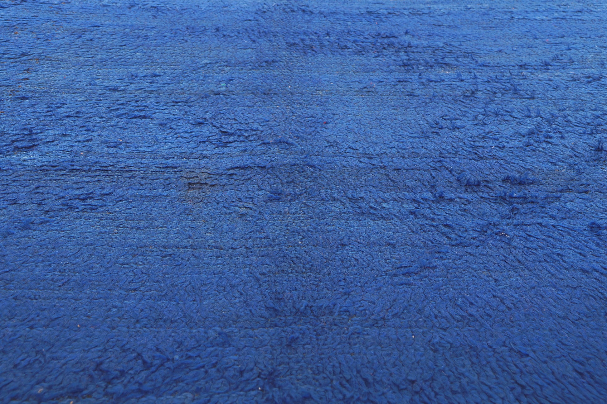 6 x 11 Reversible Vintage Blue Beni Mrirt Moroccan Rug 21001