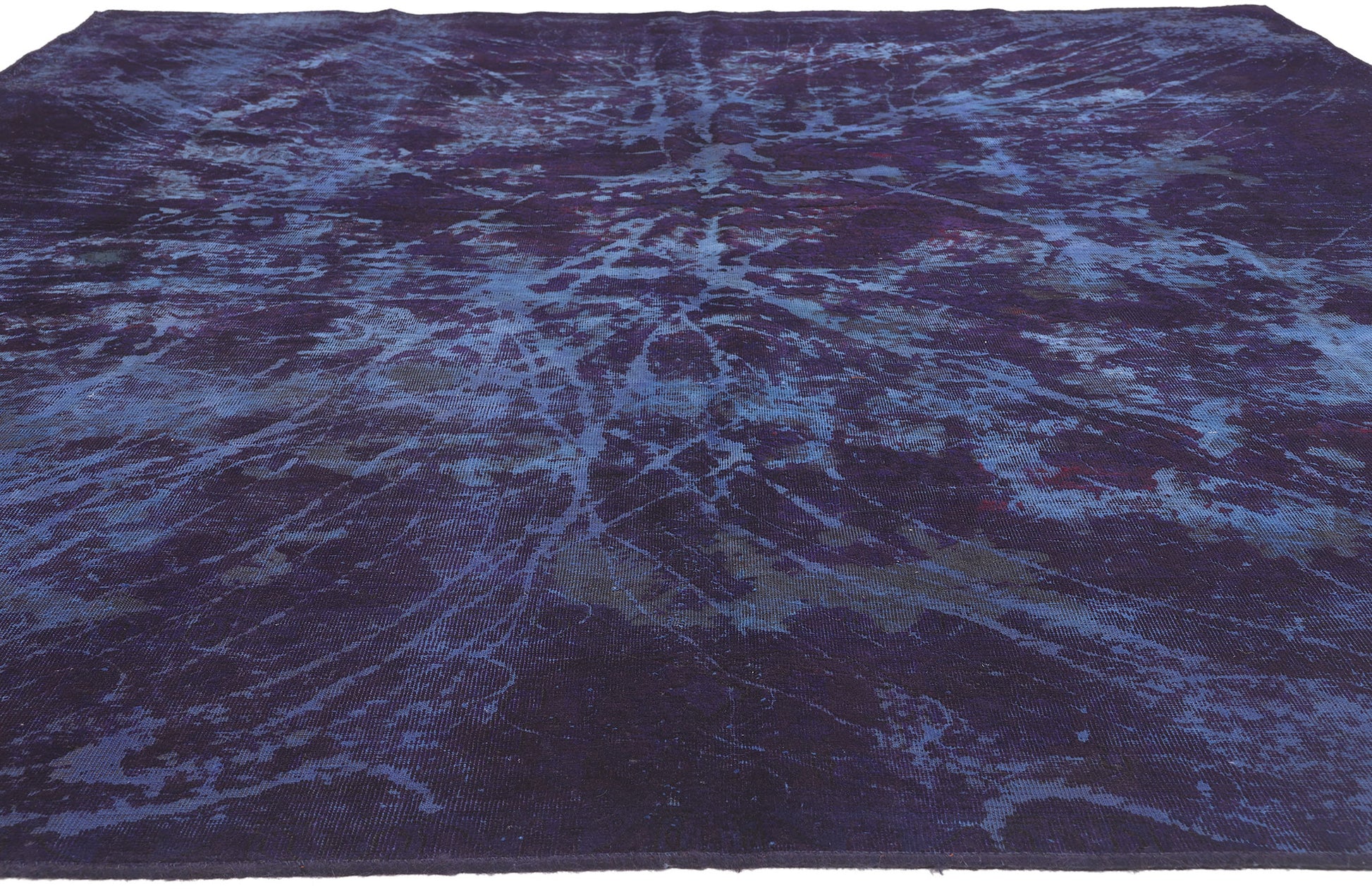 10 x 12 Vintage Turkish Overdyed Rug 60778