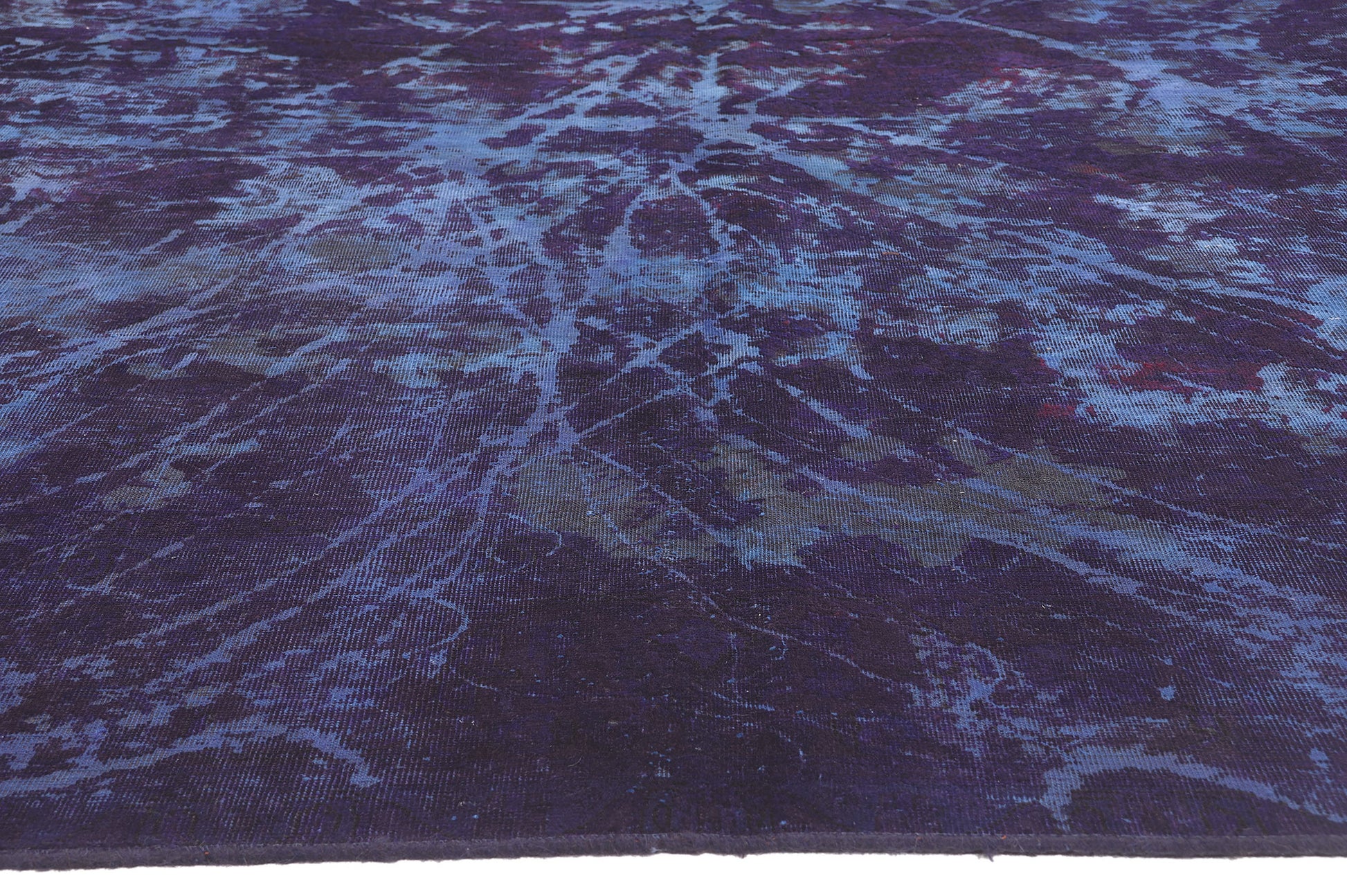 10 x 12 Vintage Turkish Overdyed Rug 60778