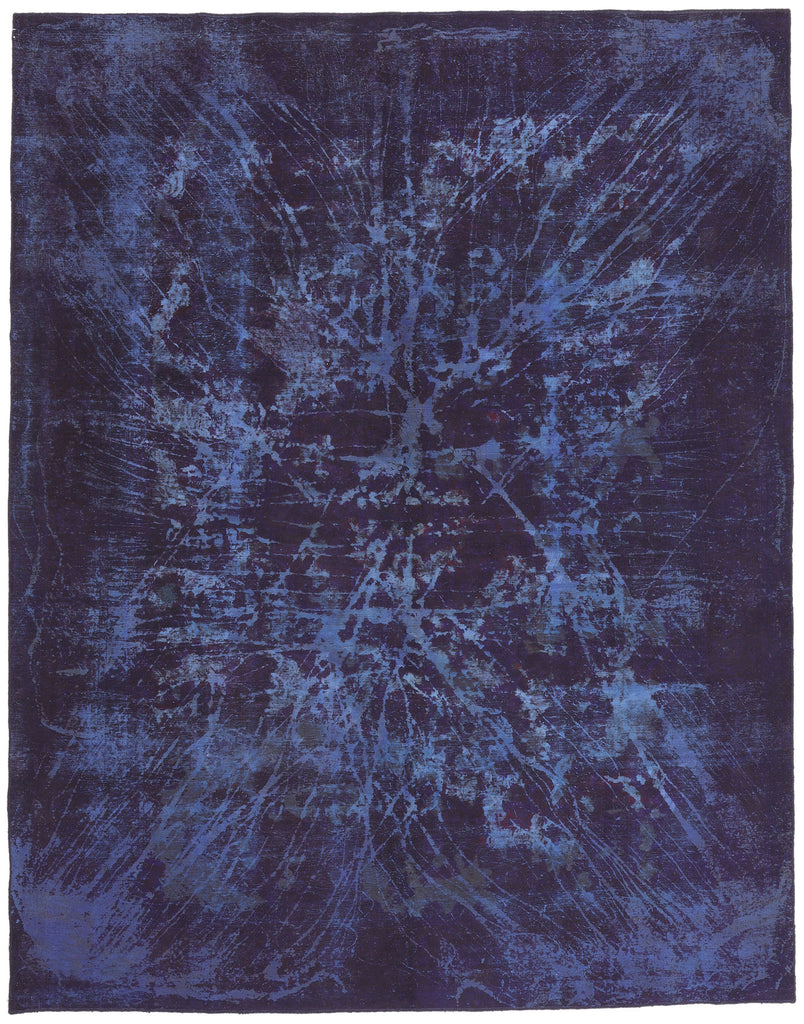 10 x 12 Vintage Turkish Overdyed Rug 60778