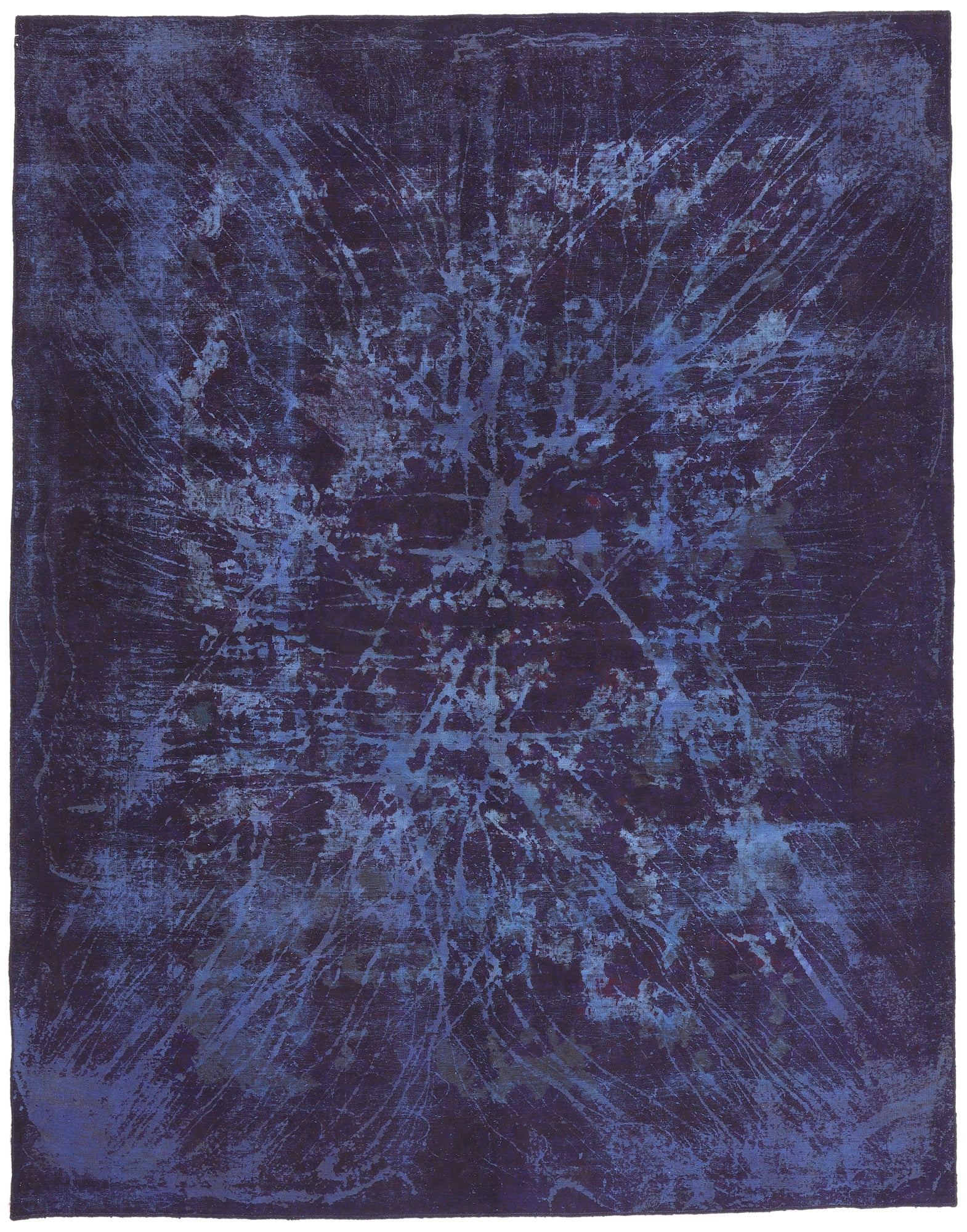 10 x 12 Vintage Turkish Overdyed Rug 60778