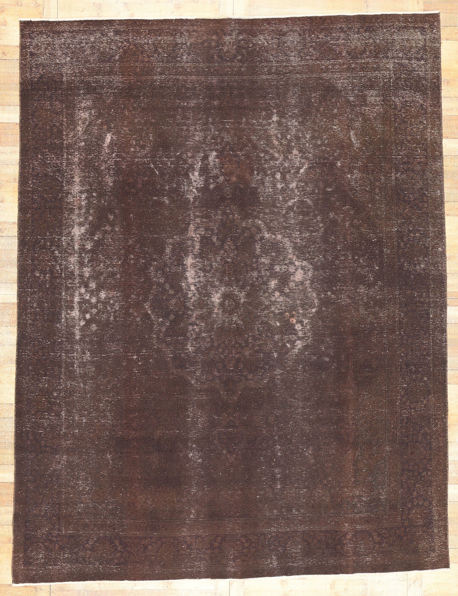 10 x 13 Vintage Turkish Overdyed Rug 60694