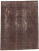 10 x 13 Vintage Turkish Overdyed Rug 60694