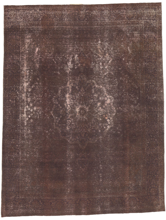 10 x 13 Vintage Turkish Overdyed Rug 60694