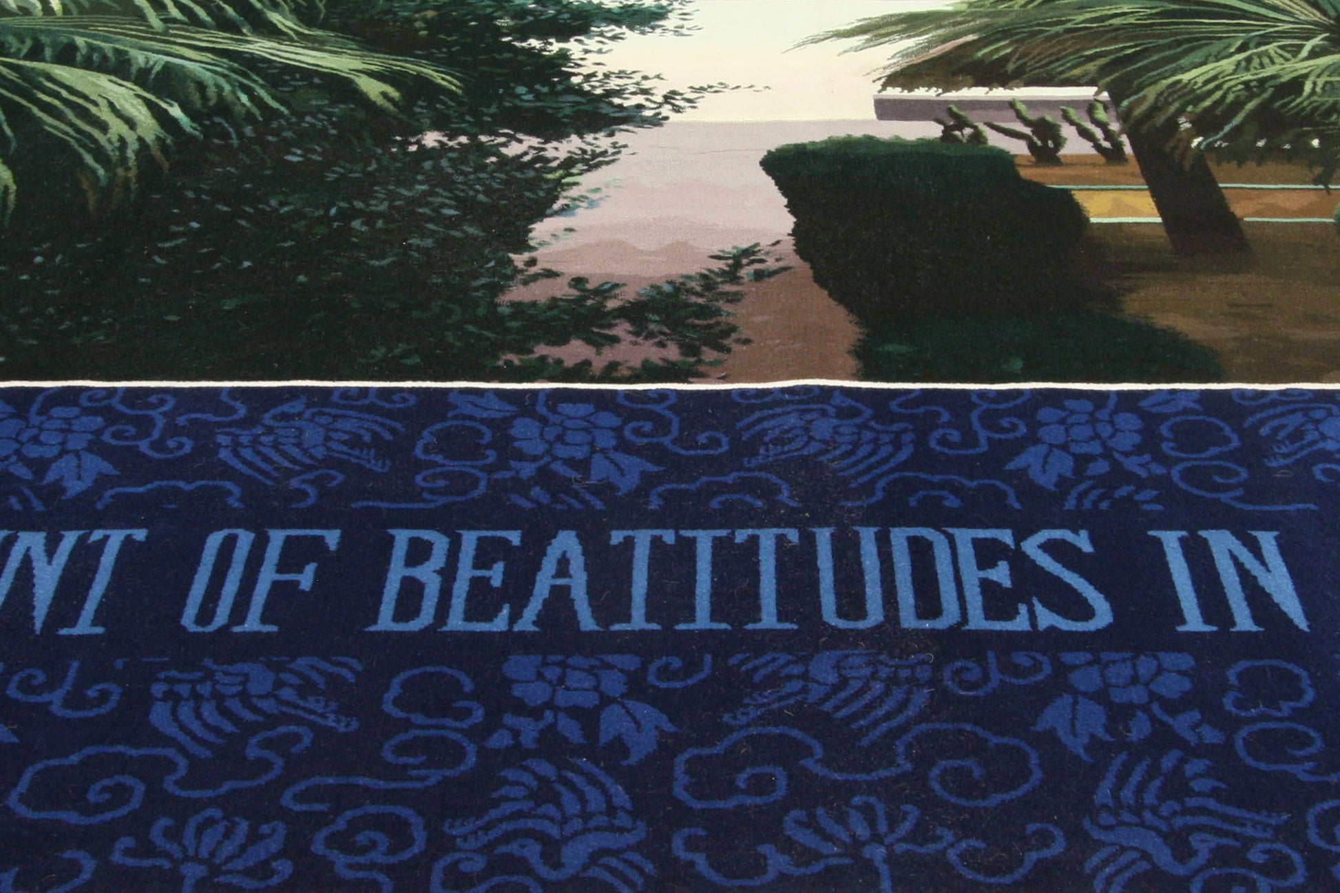 8 x 11 Vintage Chinese Pictorial Rug 74929