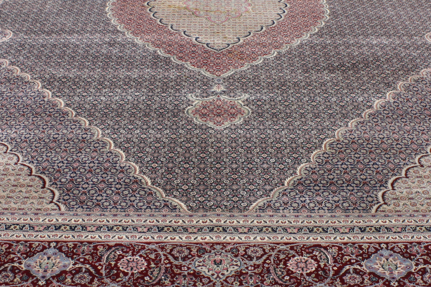 10 x 14 Vintage Chinese Tabriz Rug 76867