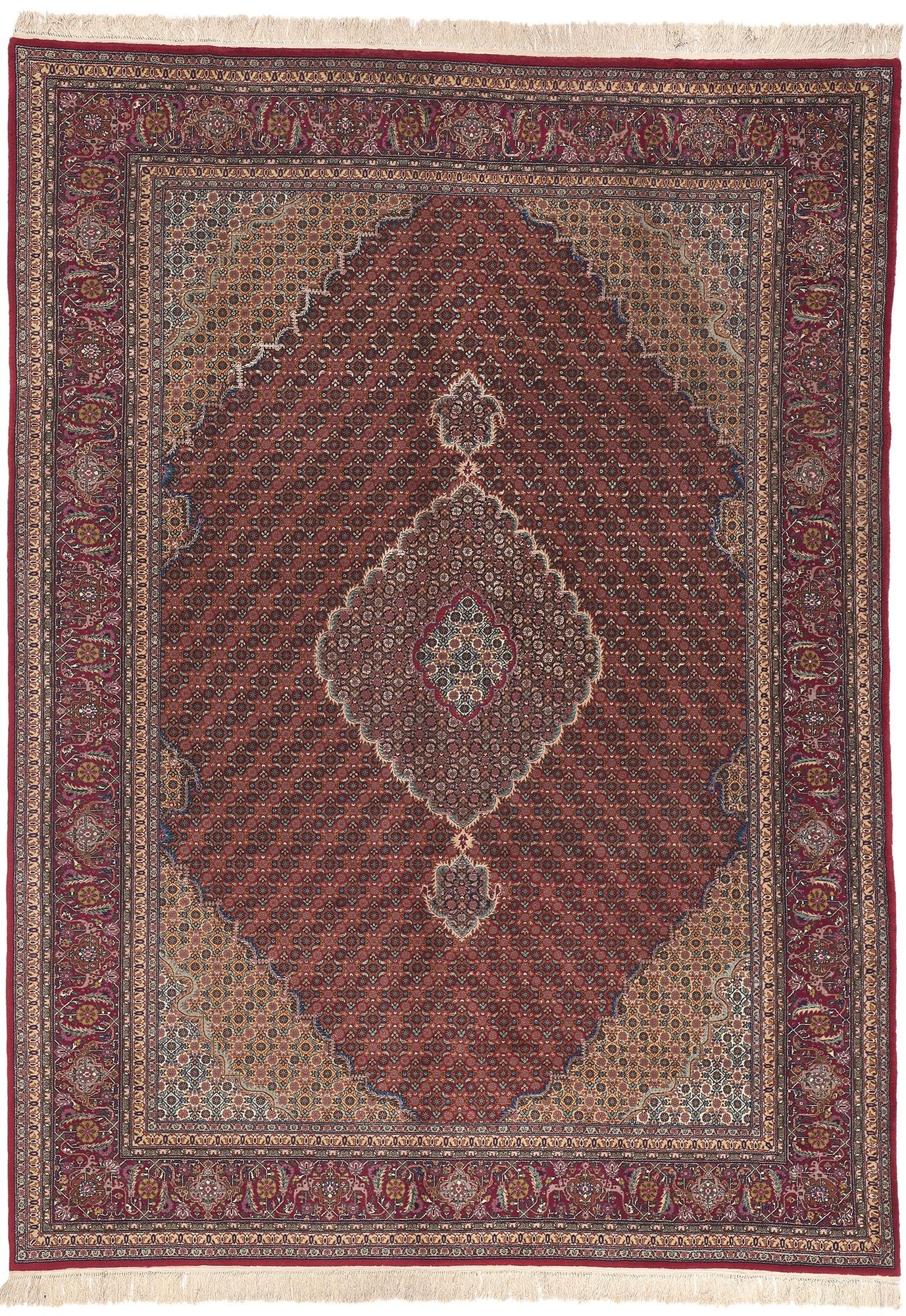 9 x 12 Vintage Chinese Tabriz Rug 74670