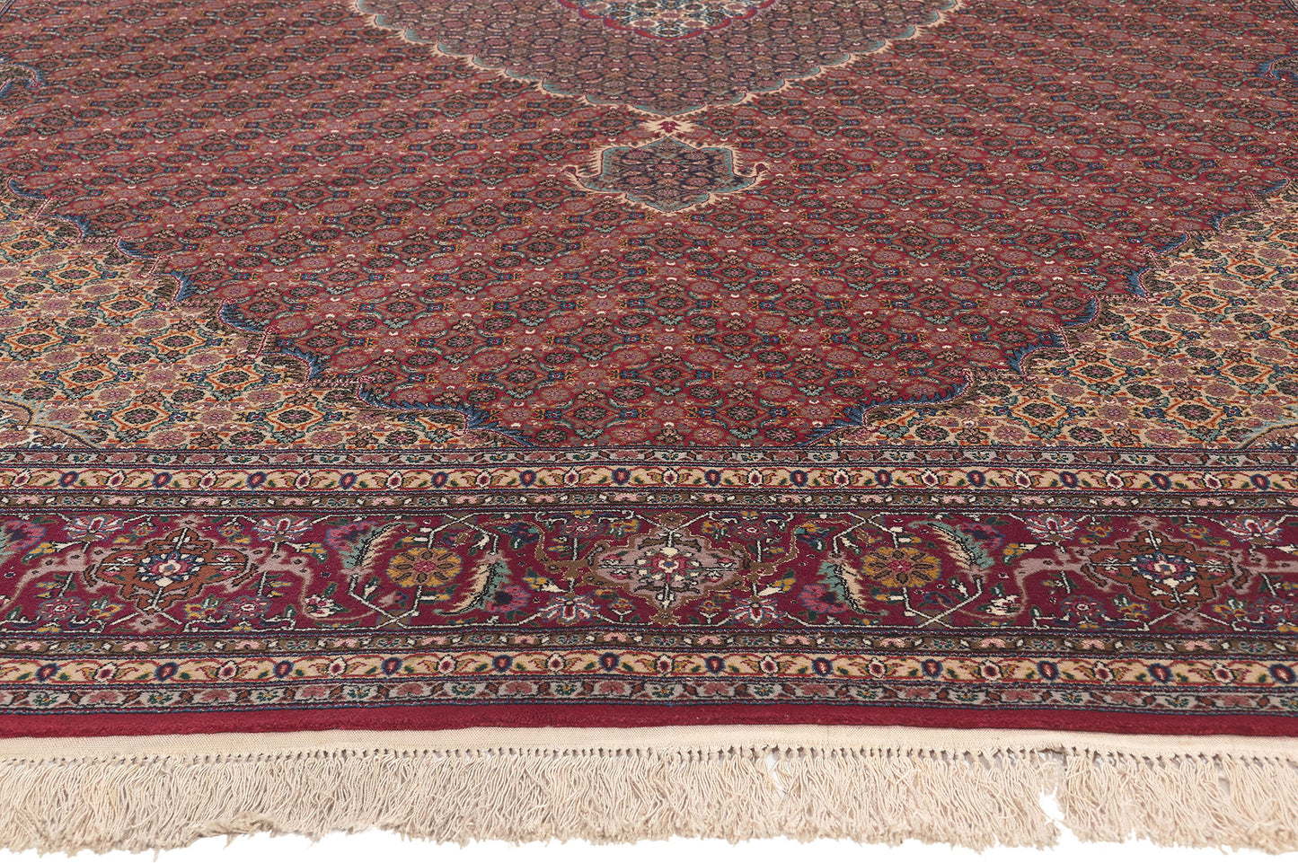 9 x 12 Vintage Chinese Tabriz Rug 74670