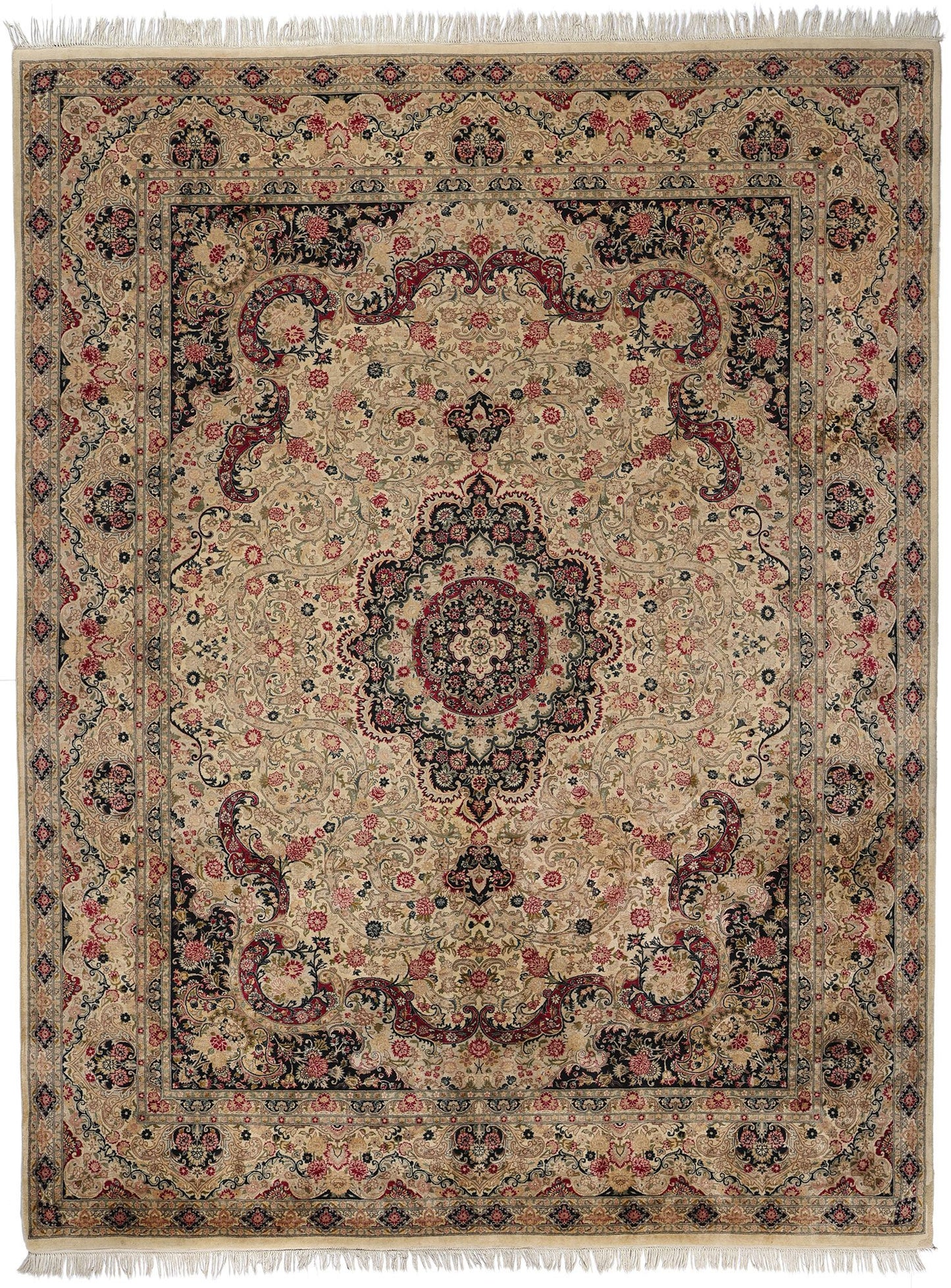 9 x 12 Vintage French Savonnerie Style Rug 78688