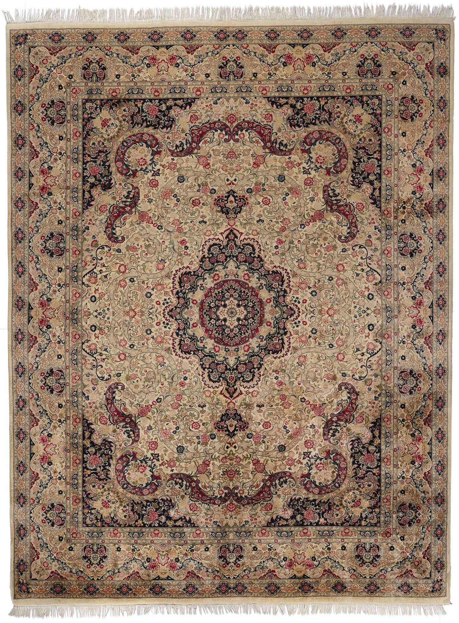 9 x 12 Vintage French Savonnerie Style Rug 78688