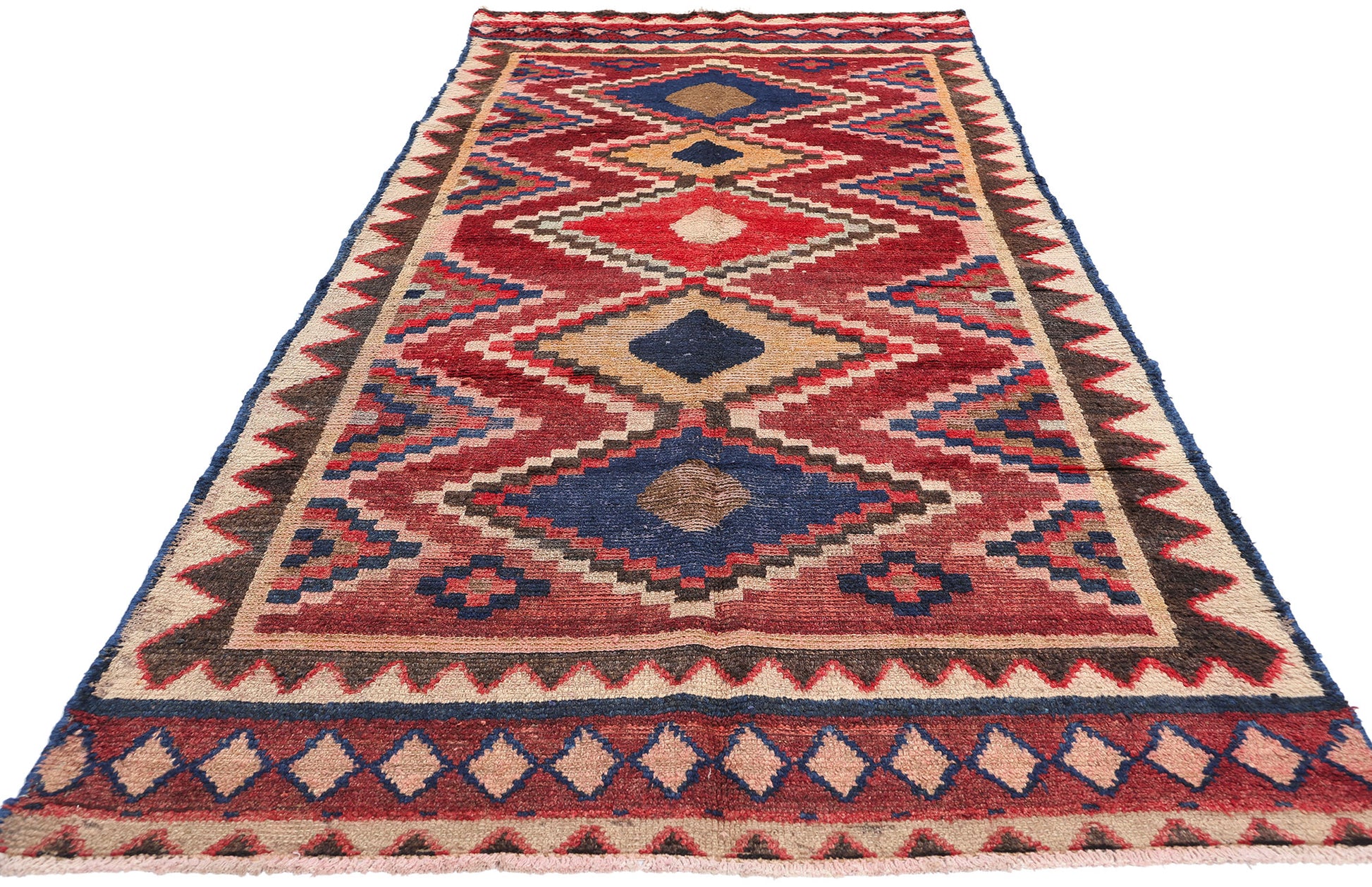 4 x 10 Vintage Persian Lori Rug 78868