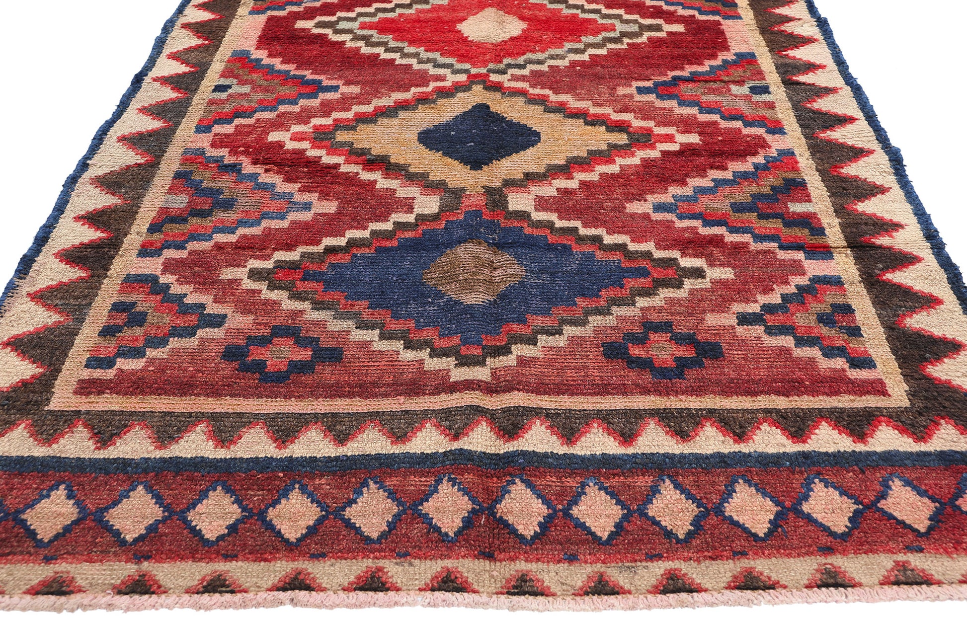 4 x 10 Vintage Persian Lori Rug 78868