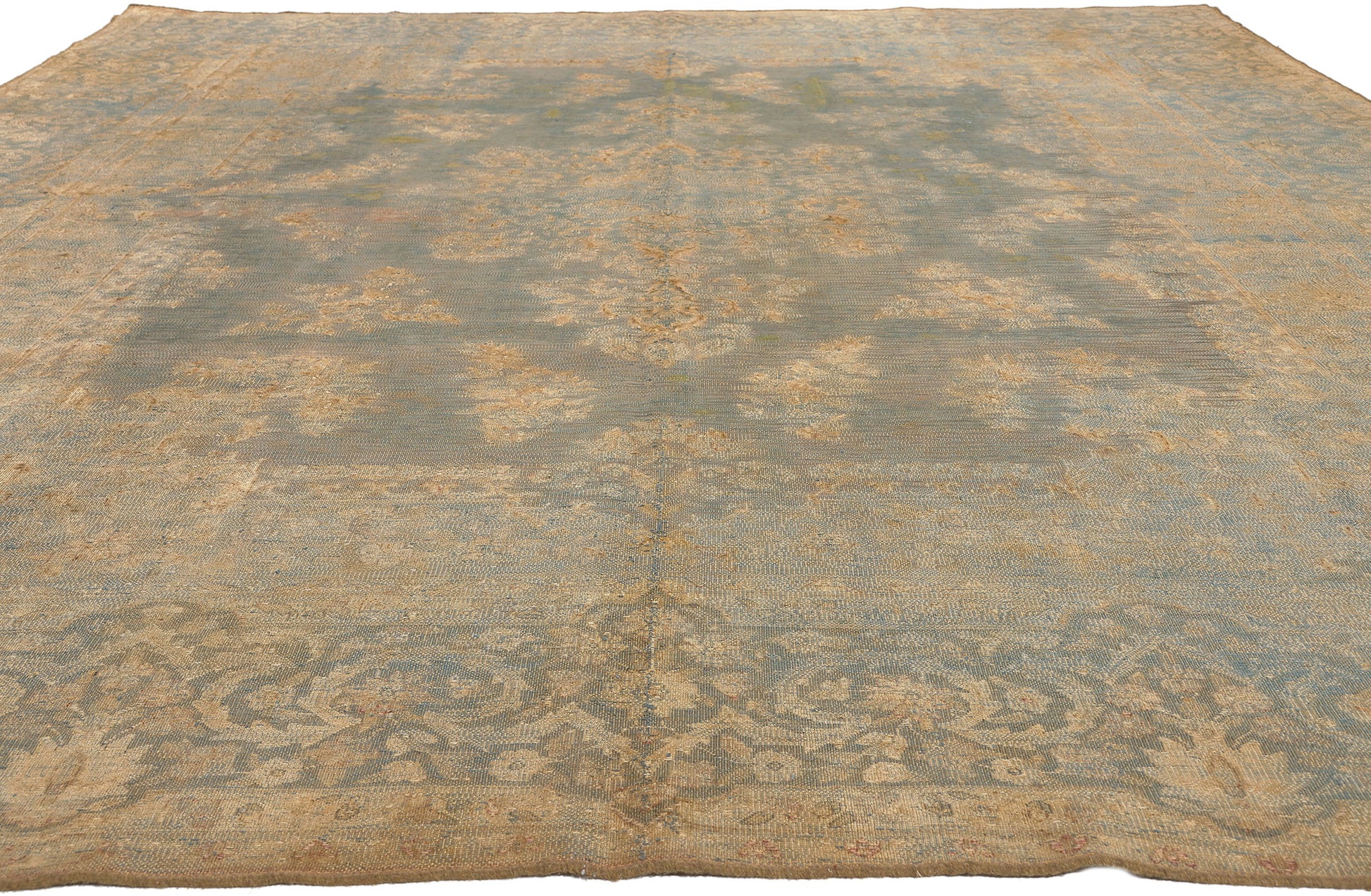 9 x 13 Vintage Turkish Overdyed Rug 60783