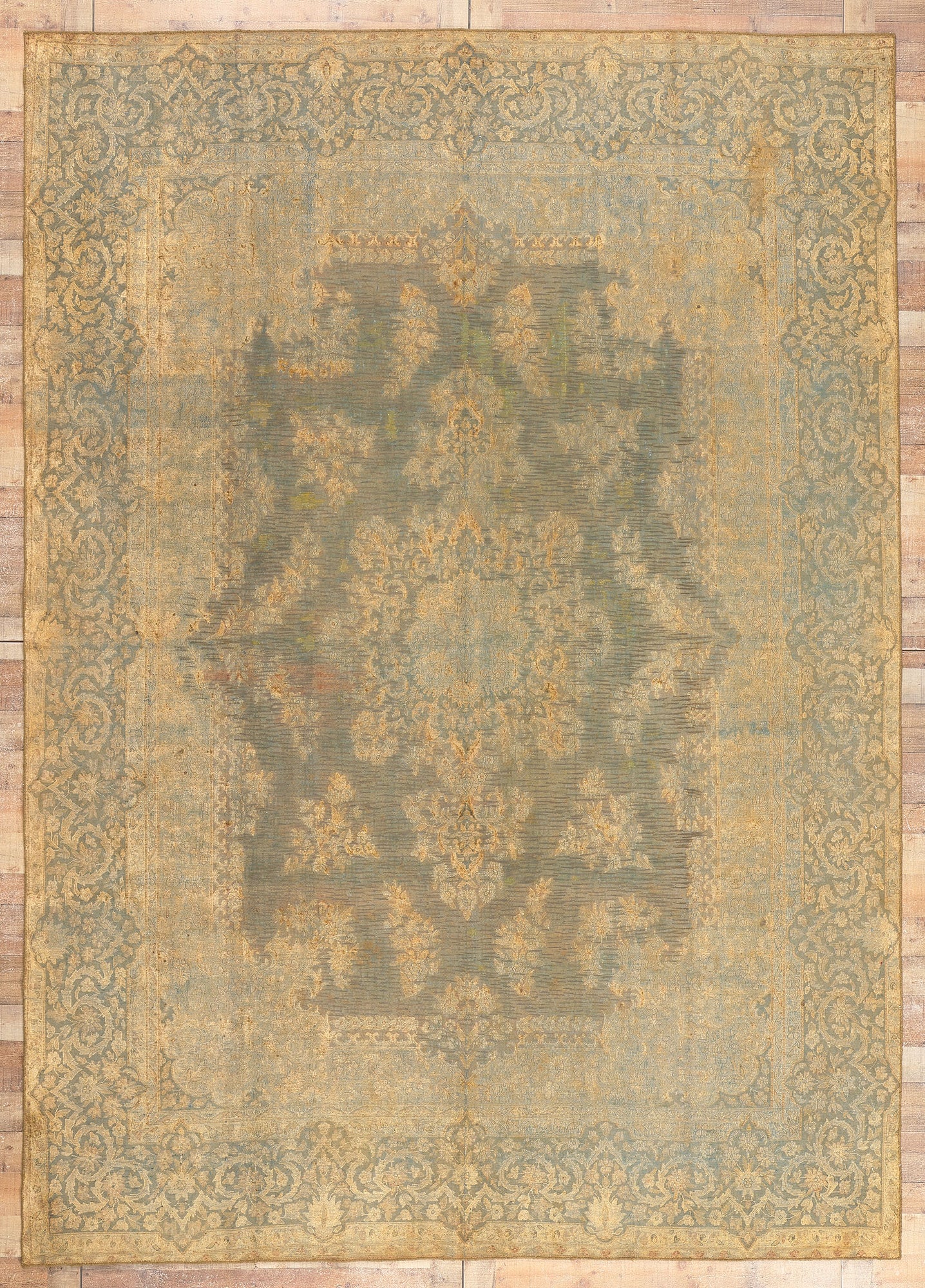 9 x 13 Vintage Turkish Overdyed Rug 60783