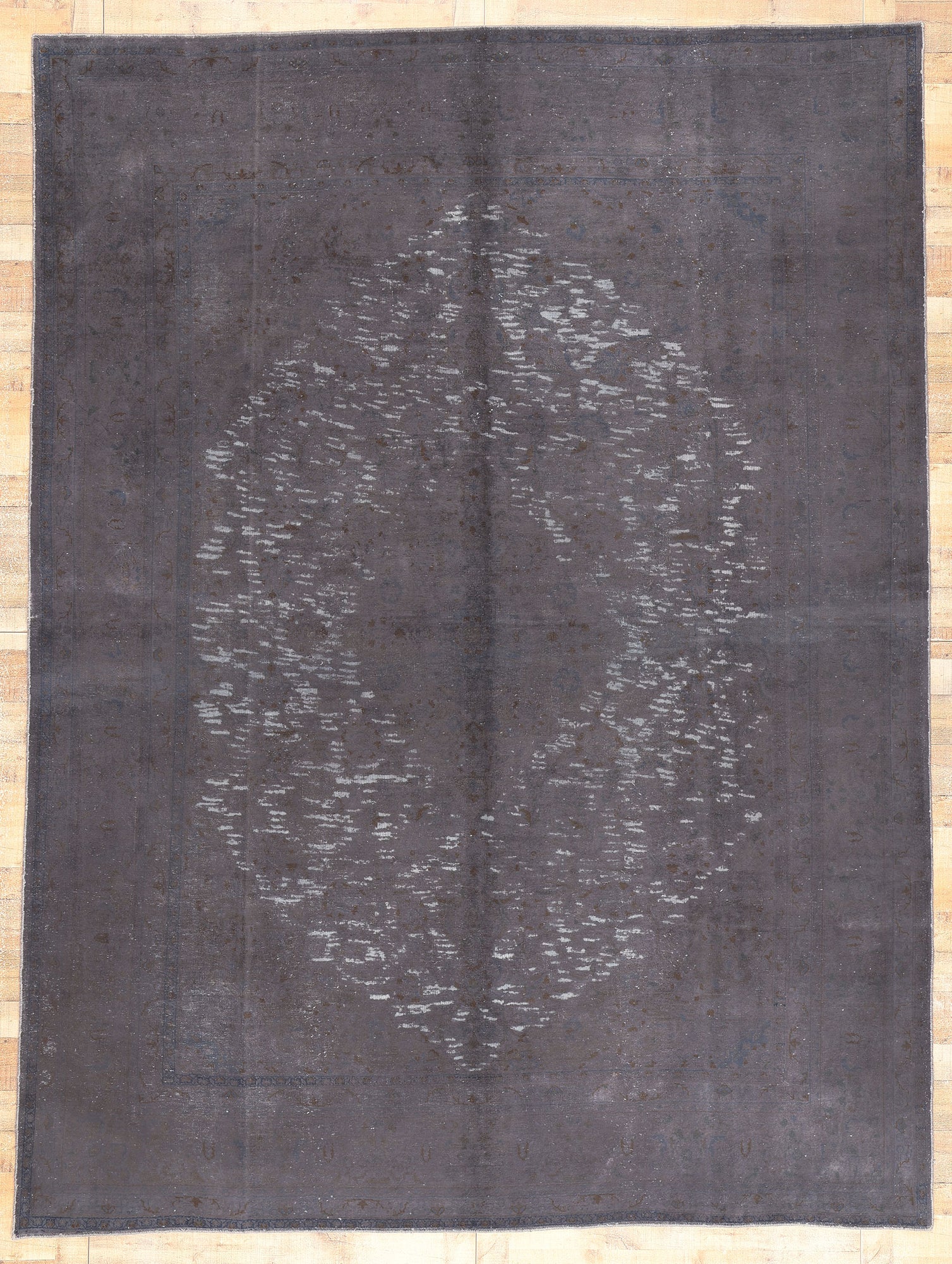 10 x 13 Vintage Turkish Overdyed Rug 60774