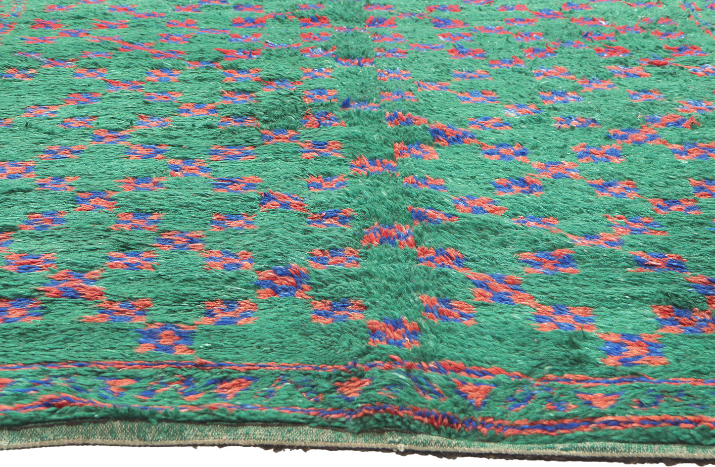 6 x 10 Vintage Green Beni MGuild Moroccan Rug 21216