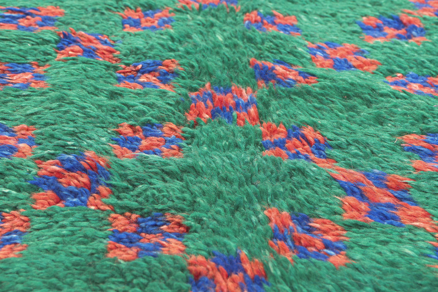 6 x 10 Vintage Green Beni MGuild Moroccan Rug 21216