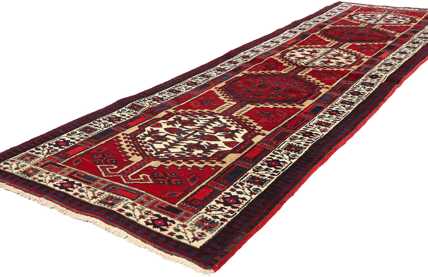 3 x 11 Vintage Persian Heriz Rug 60245