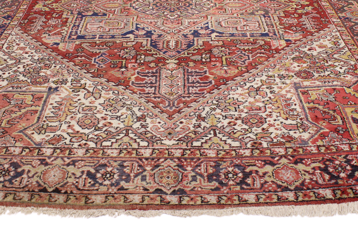 8 x 10 Vintage Persian Heriz Rug 76907