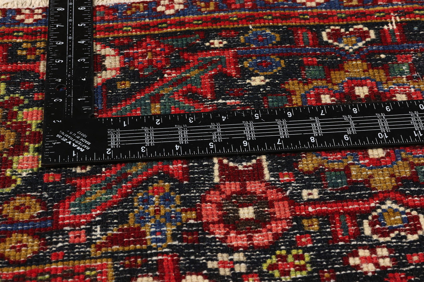 9 x 13 Vintage Persian Heriz Rug 53880