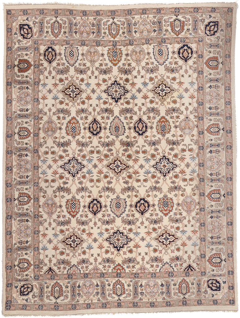 8 x 11 Vintage Indian Tabriz Rug 77340