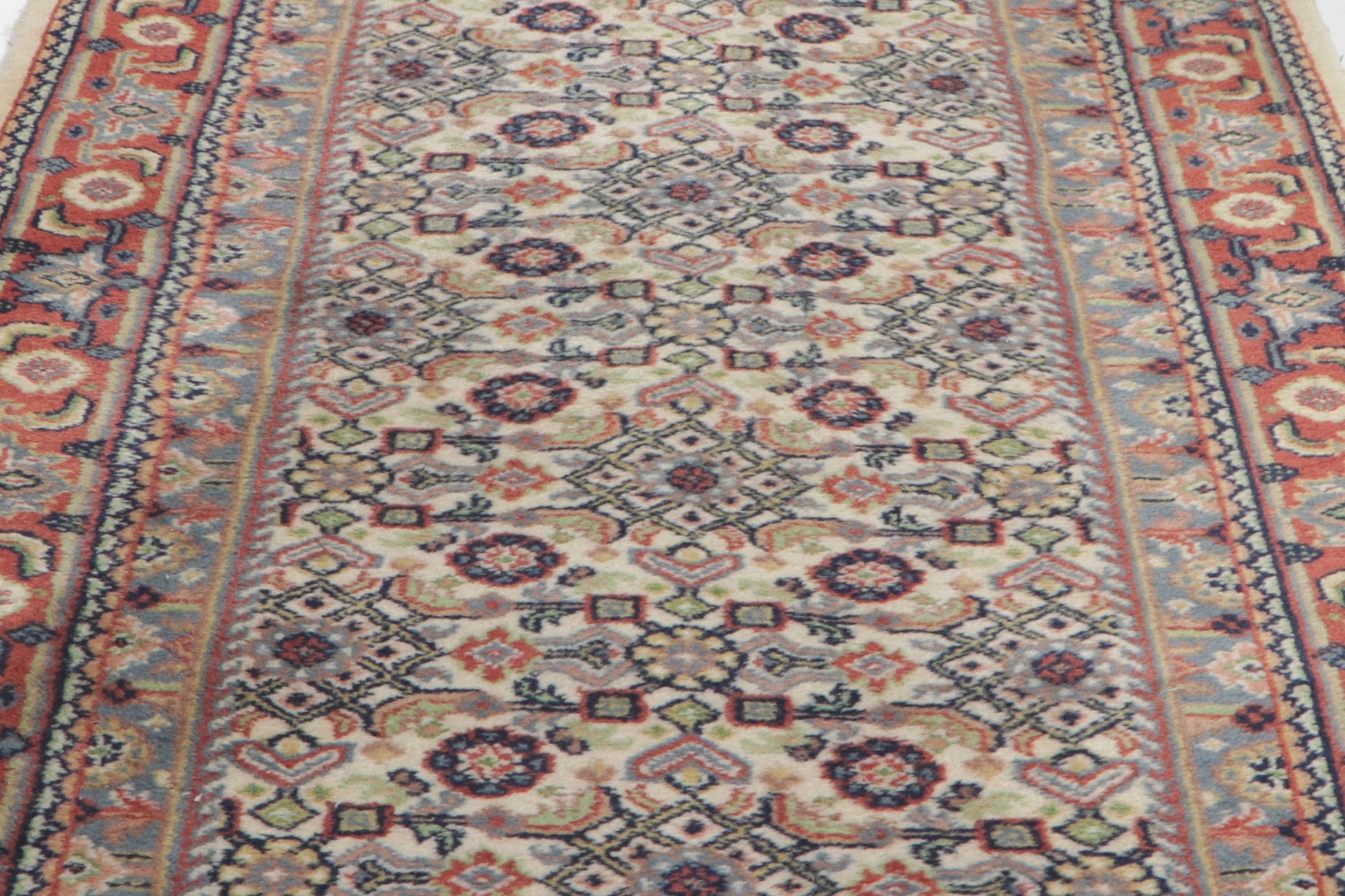 3 x 20 Vintage Indian Bijar Runner 78298