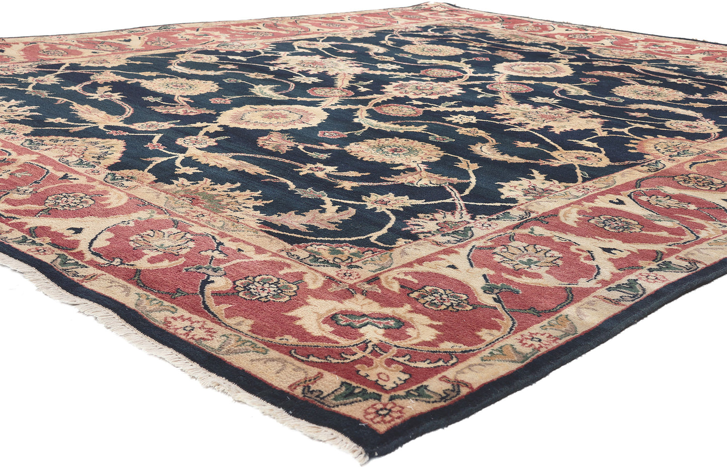 8 x 10 Vintage Indian Rug 78649