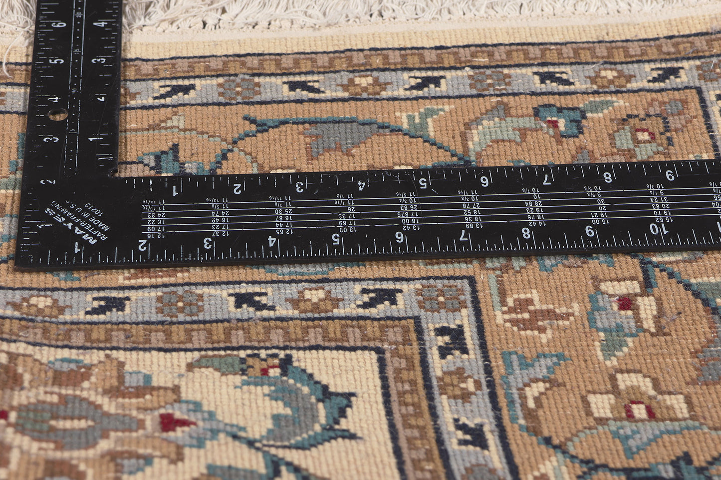 4 x 6 Vintage Indian Kashan Rug 78691